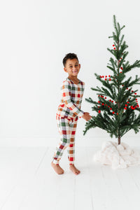 HOLIDAY PLAID | Jogger PJ SET