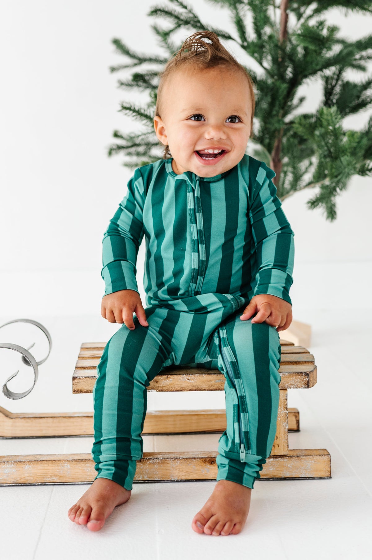 Evergreen Stripes | ONE-Piece ZIP