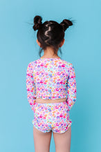 Load image into Gallery viewer, Sugarwave Leopard | 1/4th ZIP RASHGUARD 2-PIECE