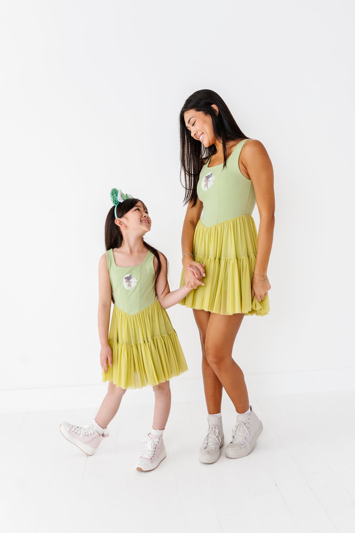 Tiana (KIDS) | Pistachio Mesh DRESS