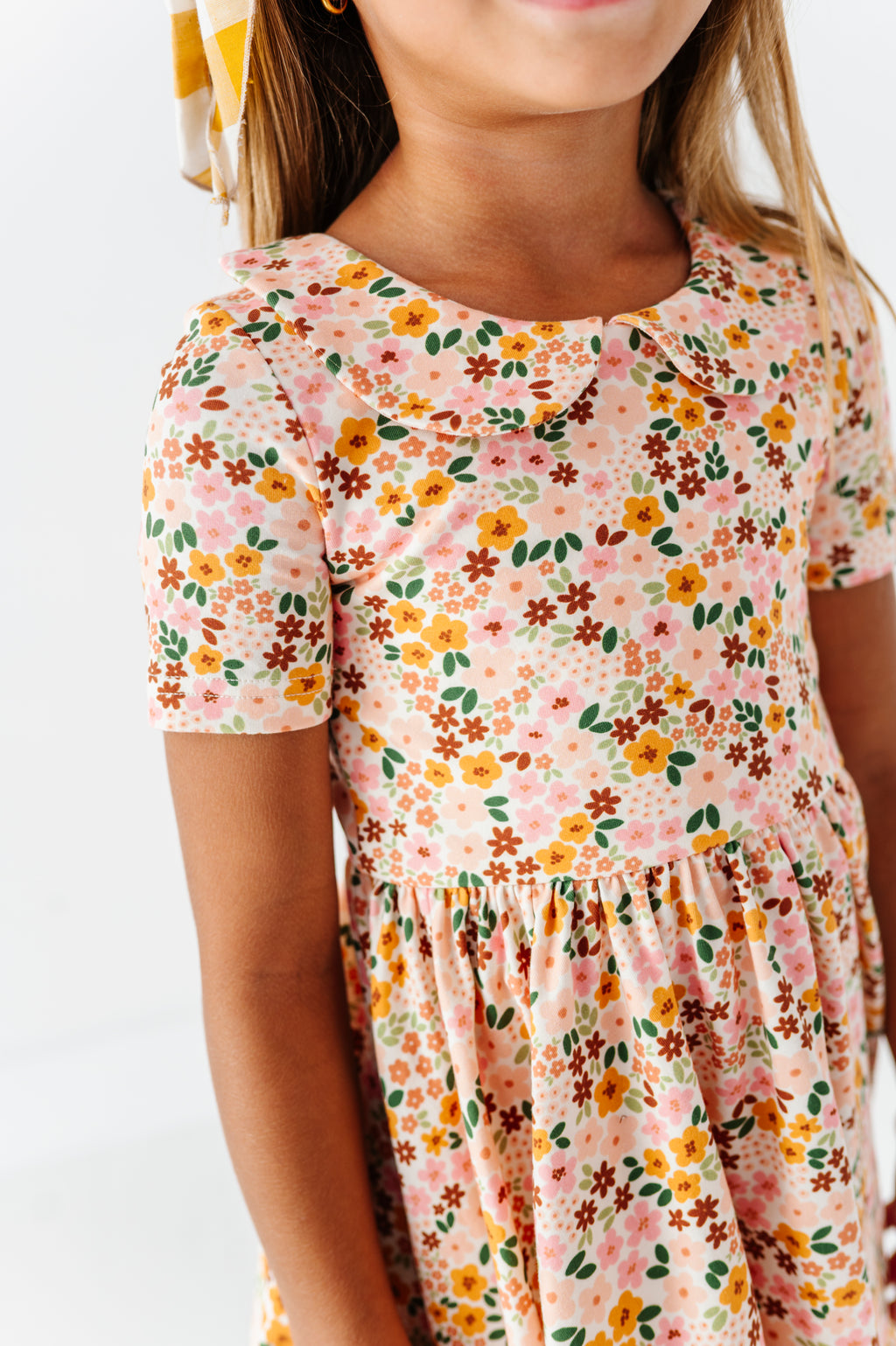 Autumn Posy | Collared Twirl Dress