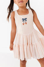 Load image into Gallery viewer, Pumpkin Bow TAN | (KIDS) Mesh DRESS
