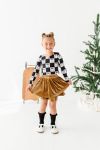 Load image into Gallery viewer, Carmel Velvet | 2-Tiered SKORT