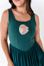 Merida (ADULT) | Teal Mesh DRESS