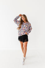 Load image into Gallery viewer, Checkered Minnie Pumpkins | (ADULT) 1/4th ZIP