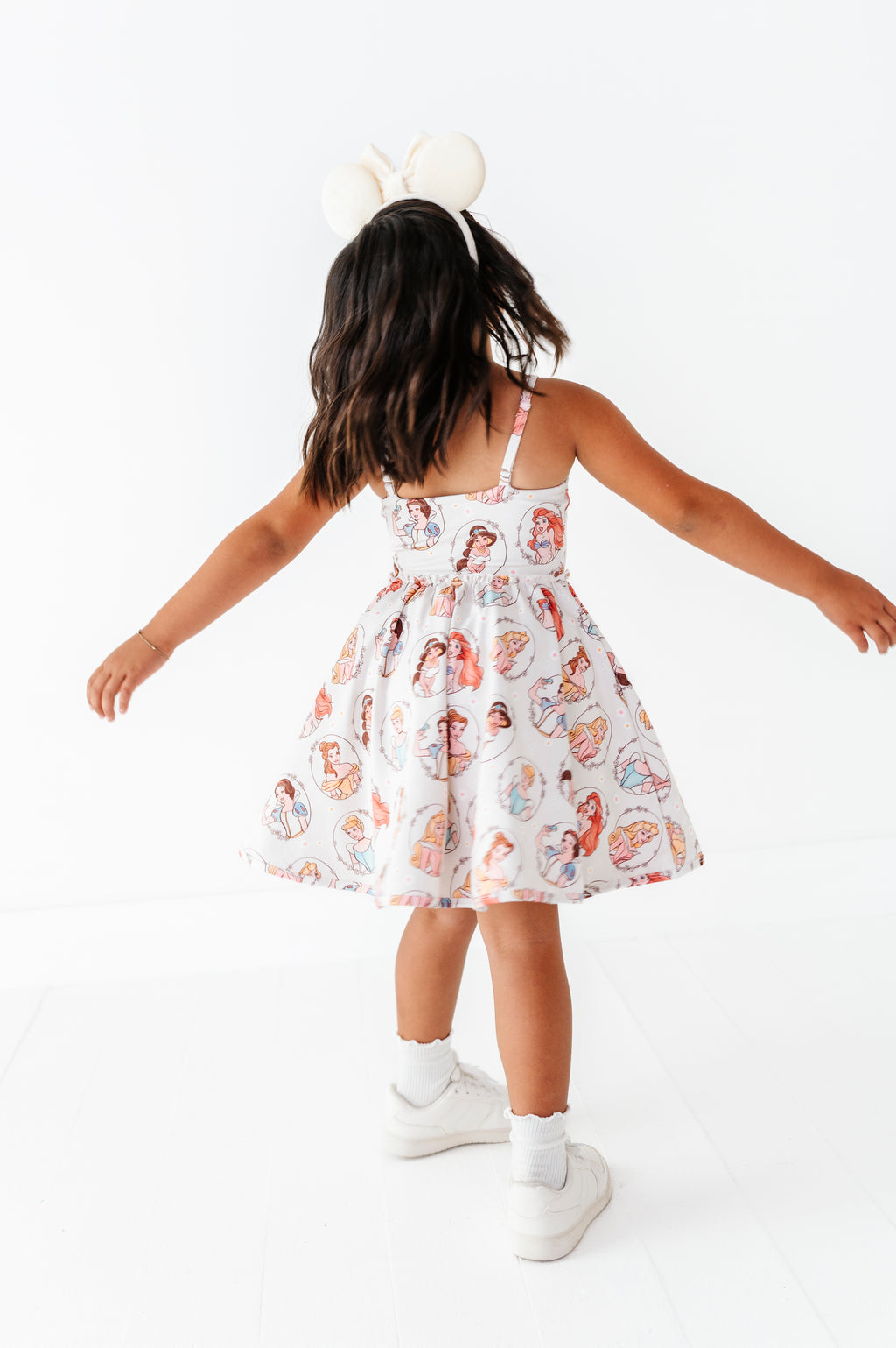 Cream Princess | Athletic Twirl Dress