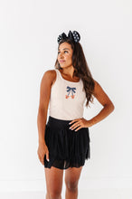 Load image into Gallery viewer, Pumpkin Bow TAN | ADULT TANK