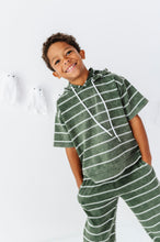 Load image into Gallery viewer, Olivine Stripes | Hoodie + Jogger SET