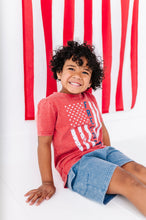 Load image into Gallery viewer, Freedom Flag | Red BOYS Tee