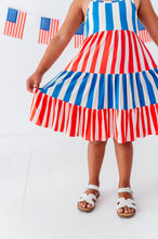 Load image into Gallery viewer, Spangled Stripes | Bamboo Dress