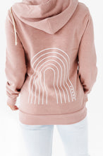 Load image into Gallery viewer, Modern Rainbow | BLUSH Zip-Up Hoodie (MED only left)