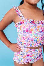 Load image into Gallery viewer, Sugarwave Leopard | BANDEAU RUFFLE 2-PIECE