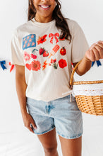 Load image into Gallery viewer, Collage Flag | ADULT tees (*CROP + FULL LENGTH HERE)