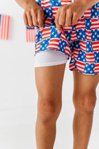 Star + Stripe CHECK | BOYS Swim Shorts