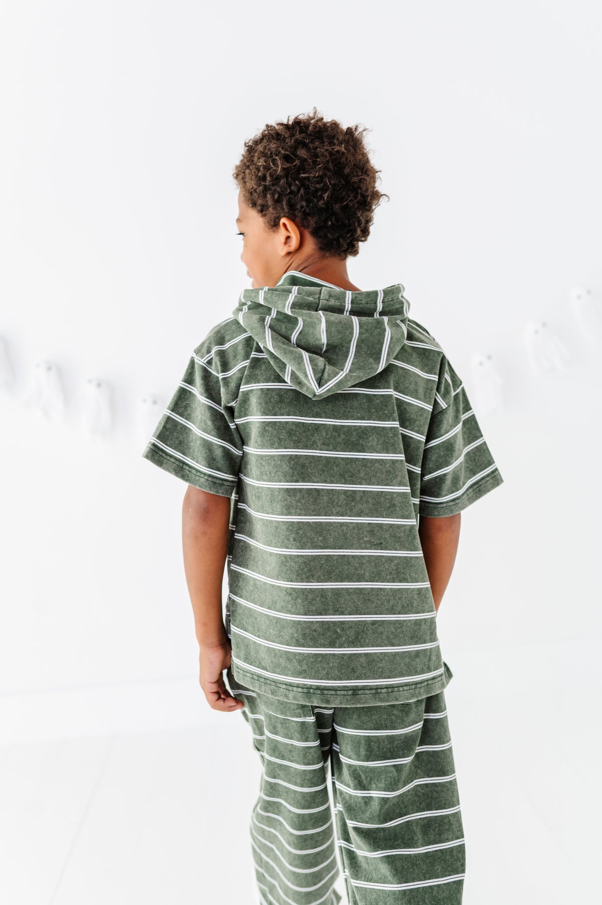 Olivine Stripes | Hoodie + Jogger SET
