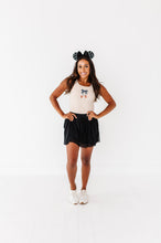 Load image into Gallery viewer, Pumpkin Bow TAN | ADULT TANK