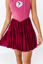 Mulan (ADULT) | Wine Mesh DRESS