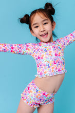 Load image into Gallery viewer, Sugarwave Leopard | 1/4th ZIP RASHGUARD 2-PIECE