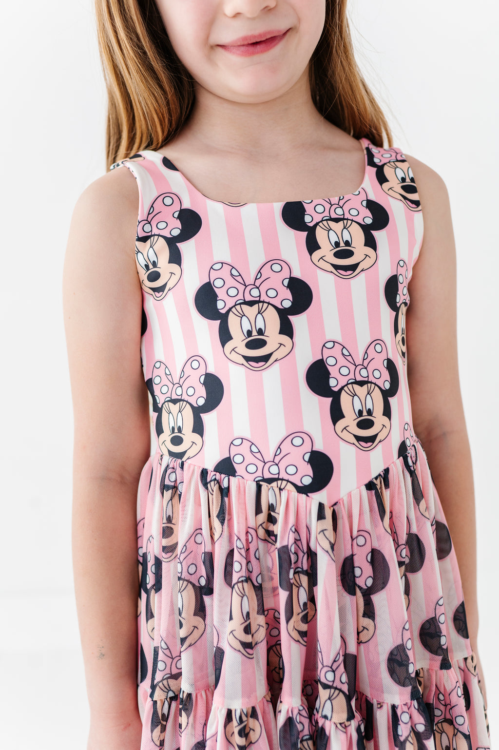 MINNIE Stripe (KIDS) | Mesh DRESS