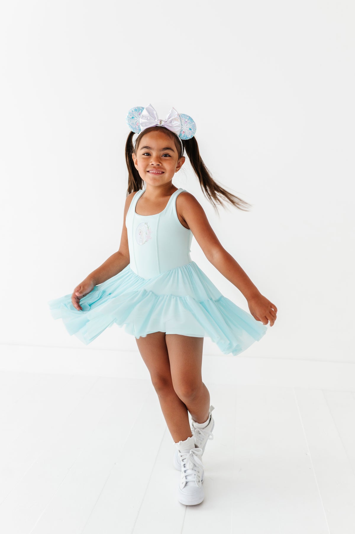 Elsa (KIDS) | Icy Blue Mesh DRESS