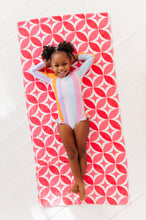 Load image into Gallery viewer, Summer Stripes: ONE-PIECE Rashguard