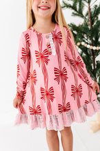 Load image into Gallery viewer, Peppermint Bows | DRESS (with shorts!)