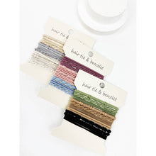 Load image into Gallery viewer, Boho Inspired Hair Ties/Bracelets (colors vary)
