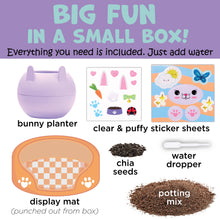 Load image into Gallery viewer, Plant and Decorate a Pet Mini Grow Craft Kit for Kids: Bunny