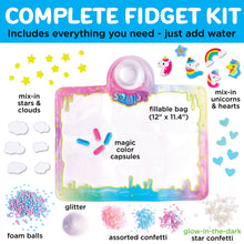 Load image into Gallery viewer, Super Squish DIY Fidget Bag Craft Kit: UNICORN