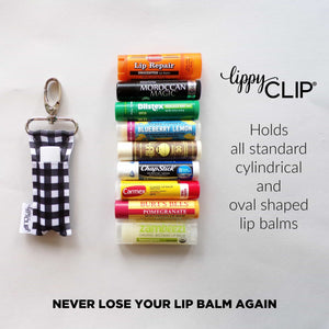 LippyClip® Chapstick Holder: Aqua Hearts