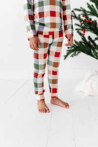 HOLIDAY PLAID | Jogger PJ SET