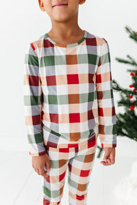 HOLIDAY PLAID | Jogger PJ SET