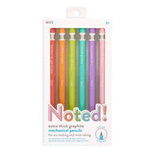 Load image into Gallery viewer, Noted! Graphite Mechanical Pencils (Set of 6)