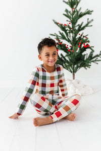 HOLIDAY PLAID | Jogger PJ SET