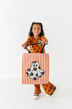 Load image into Gallery viewer, FLORAL GHOSTIE STRIPE | Trick-or-Treat Bag