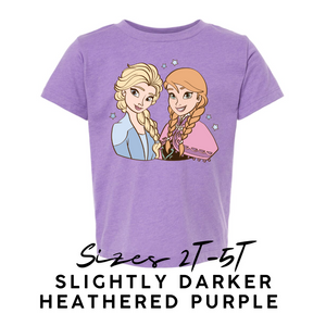 ICE SISTERS | LILAC KIDS TEE (*SHIPS EARLY-FEB)