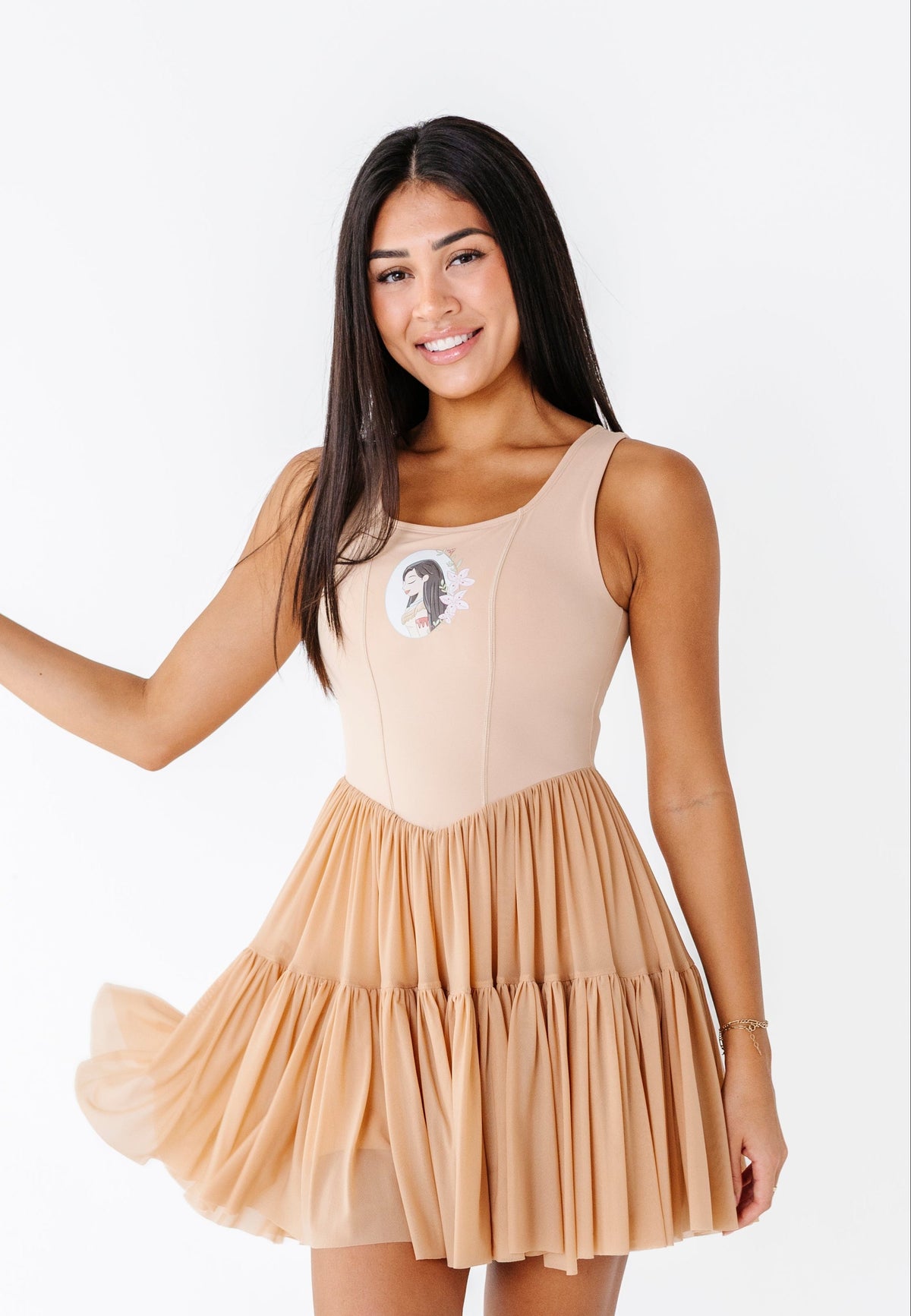 Pocahontas (ADULT) | Sand Mesh DRESS