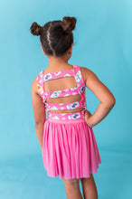 Load image into Gallery viewer, Hot Pink Girly Pop | Strappy Back Tank SET