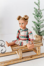 Load image into Gallery viewer, Holiday Plaid | 18" DOLL DRESS