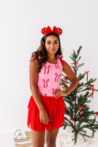 Mouse Bows PINK | (ADULT) TANK