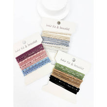 Load image into Gallery viewer, Boho Inspired Hair Ties/Bracelets (colors vary)