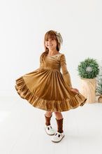 Load image into Gallery viewer, Carmel | Velvet Bow Back Dress