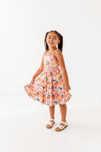 Load image into Gallery viewer, Retro Rainbow | Ruffle Bamboo Dress