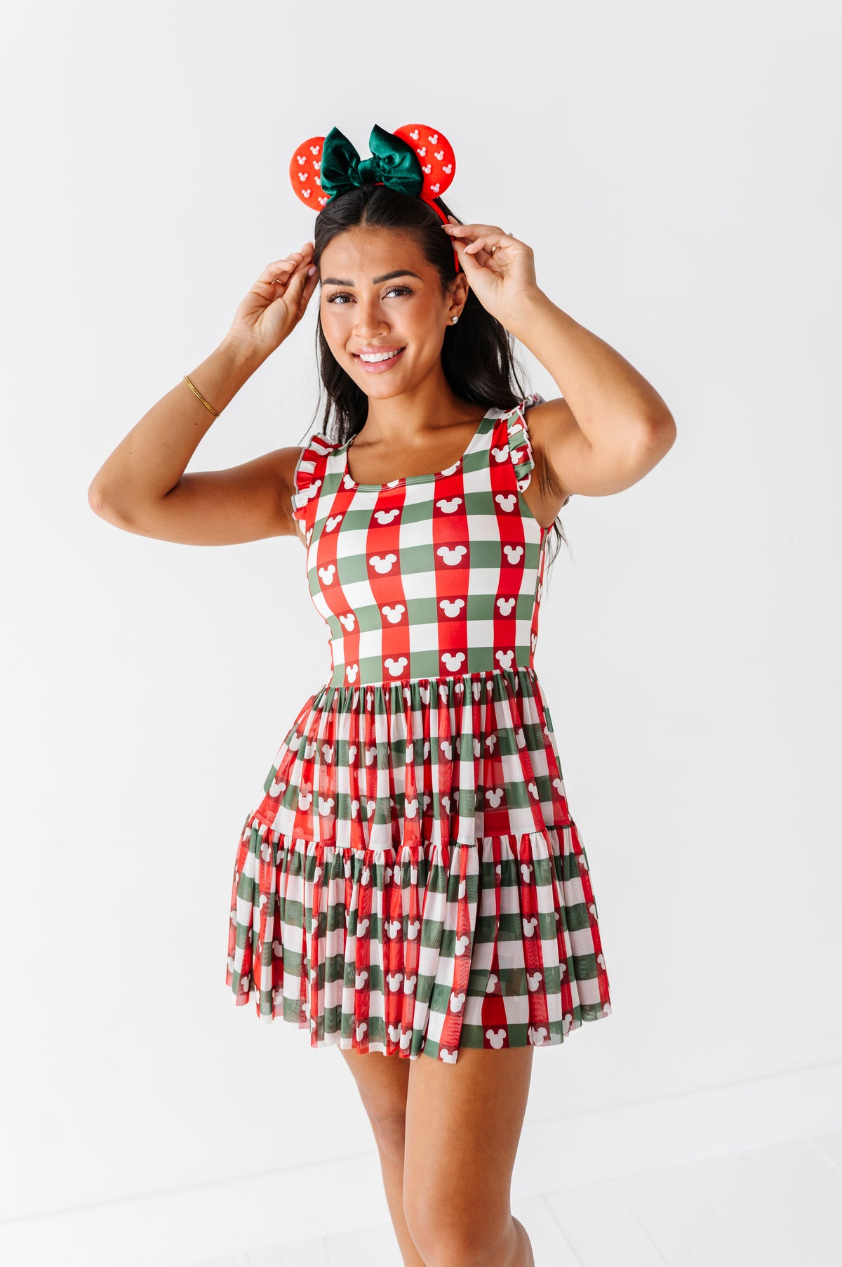 Park Plaid | ADULT Mesh Dress