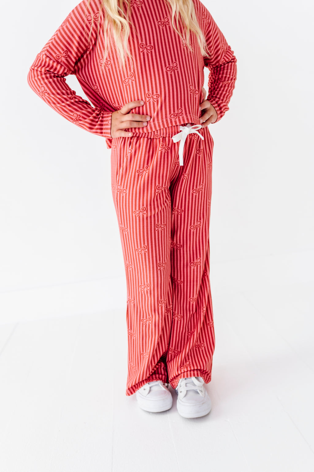 Sugarplum Bows | Ribbed 2-Piece Set