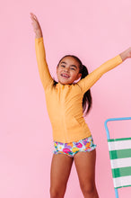 Load image into Gallery viewer, Citrus Coast | ZIP RASHGUARD SHIRT