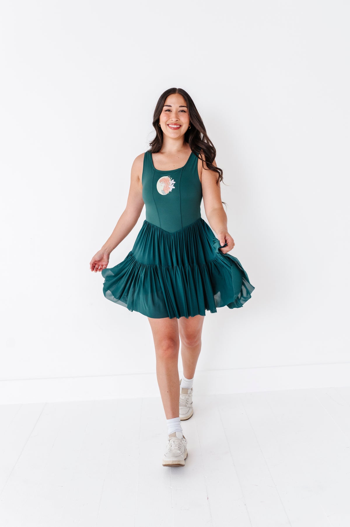 Merida (ADULT) | Teal Mesh DRESS