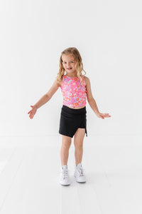Neon Floral | Twisty Back Tank