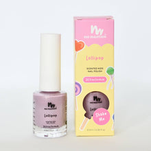 Load image into Gallery viewer, Scented non-toxic Kids Nail Polish: Blueberry Muffin (BLUE)