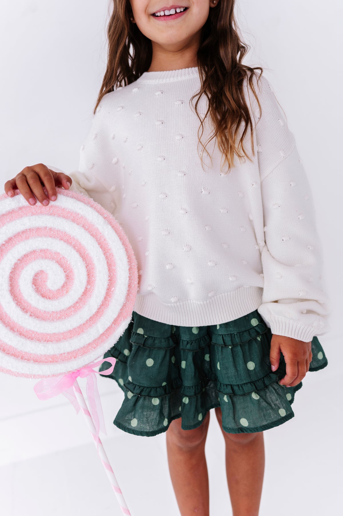 Ivory Bobble | Knit Sweater